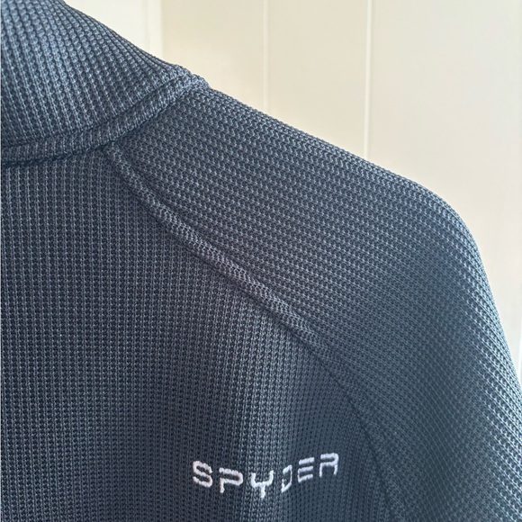 Spyder Men Outbound Stryke 1/2 Zip Mock Neck Pullover Sweatshirt Black Med *NOTE - Picture 4 of 12